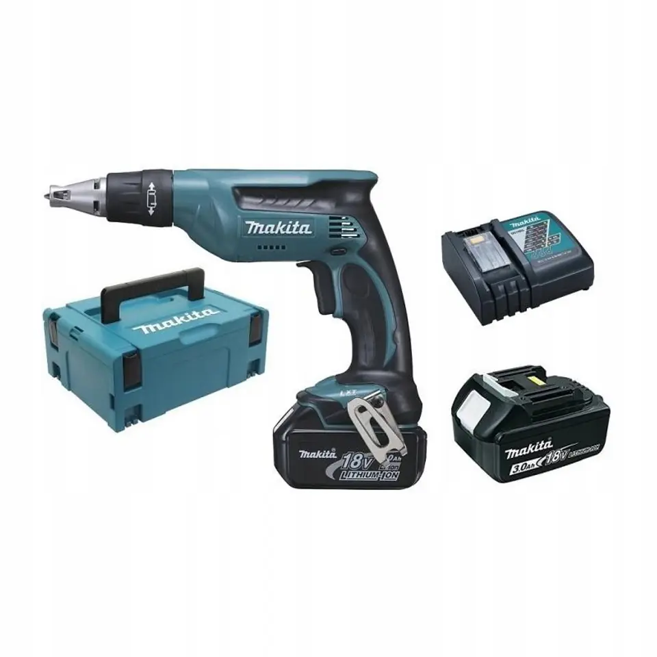 ⁨Makita DFS451RFJ 18V Cordless Plasterboard Screwdriver⁩ at Wasserman.eu