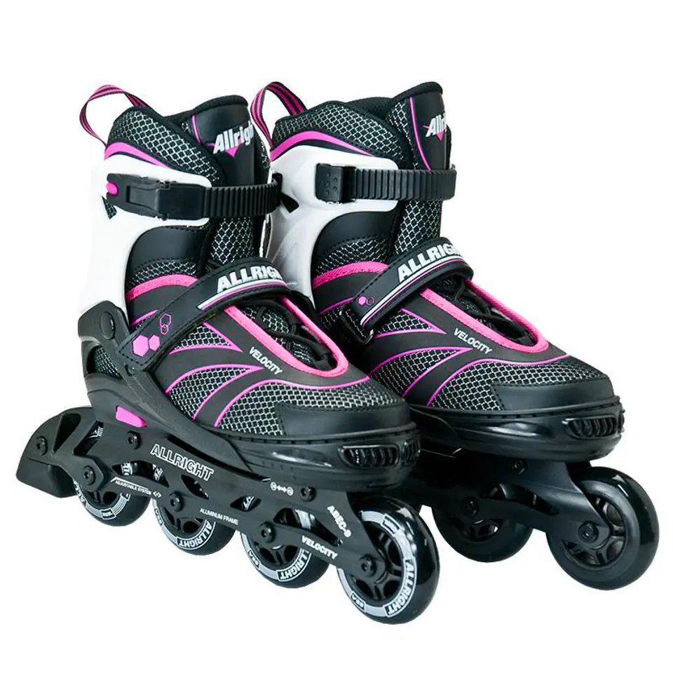 ⁨ROLKI ALLRIGHT VELOCITY PINK L 39-42⁩ w sklepie Wasserman.eu