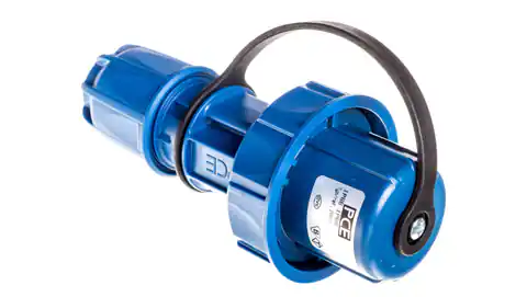 ⁨Portable plug 16A 2P+Z UNI-SCHUKO 230V IP68 blue NAUTILUS 20051-b⁩ at Wasserman.eu