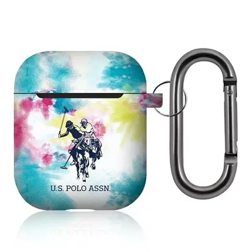 ⁨Etui ochronne na słuchawki US Polo Tie & Dye Collection do Apple AirPods s multicolor⁩ w sklepie Wasserman.eu