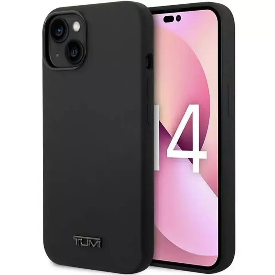 ⁨Etui na telefon Tumi Liquid Silicone hardcase do iPhone 14 Plus czarny/black⁩ w sklepie Wasserman.eu