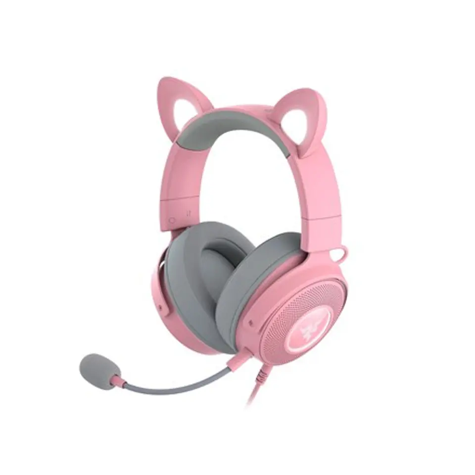 ⁨Razer Wired, Over-Ear, Quartz, Gaming Headset, Kraken V2 Pro, Kitty Edition⁩ at Wasserman.eu