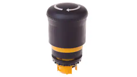 ⁨Safety button drive black by rotation without backlight M22S-PVT 271499⁩ at Wasserman.eu