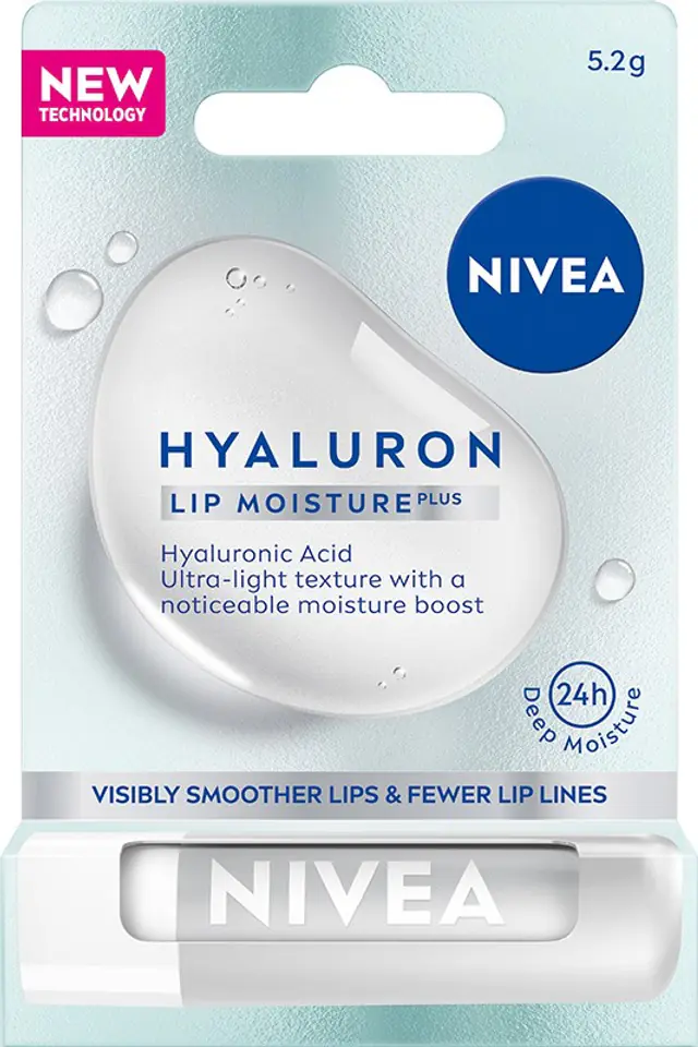 ⁨NIVEA POMADKA-BALSAM do ust Hyal. Transparent⁩ w sklepie Wasserman.eu