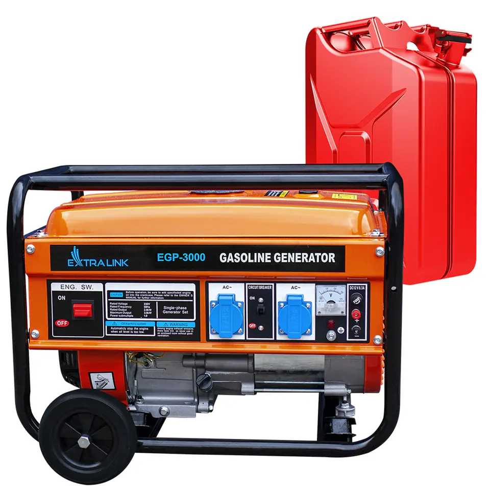 ⁨EXTRALINK EGP-3000 PETROL GENERATOR 3KW 1F⁩ w sklepie Wasserman.eu