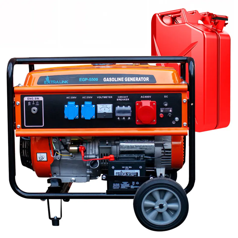 Extralink Power generator EGP-5500 petrol, 5,5kW 3F at Wasserman.eu