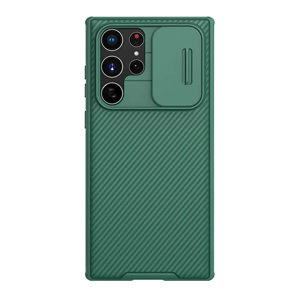 ⁨Etui Nillkin CamShield Pro do Samsung Galaxy S22 Ultra (zielone)⁩ w sklepie Wasserman.eu