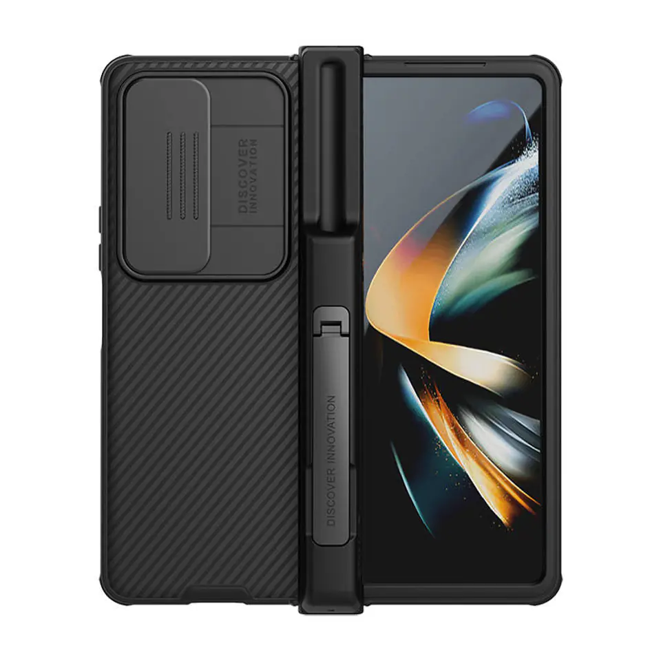 ⁨Etui Nillkin dla Samsung Galaxy Z Fold 4 5G (czarne)⁩ w sklepie Wasserman.eu