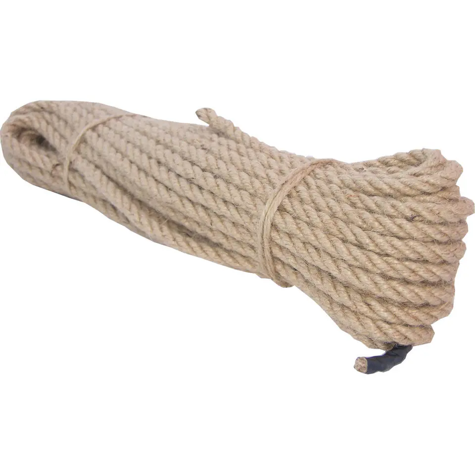 ⁨60842 Jute cord diameter 16mm, length 20m⁩ at Wasserman.eu