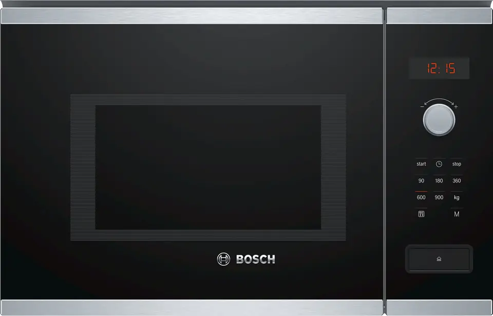 ⁨Bosch Serie 4 BFL553MS0 microwave Built-in Combination microwave 25 L 900 W Black, Stainless steel⁩ at Wasserman.eu