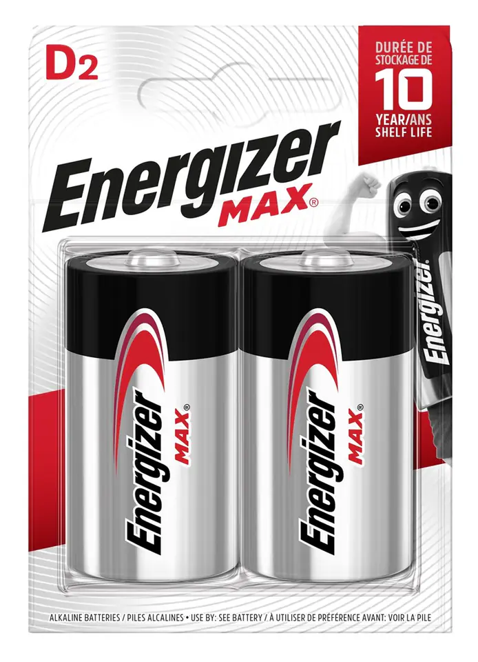 ⁨ENERGIZER BATTERY MAX D LR20, 2 pcs. ECO packaging⁩ at Wasserman.eu