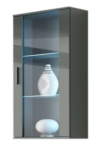 ⁨Cama hanging display cabinet SOHO grey/grey gloss⁩ at Wasserman.eu