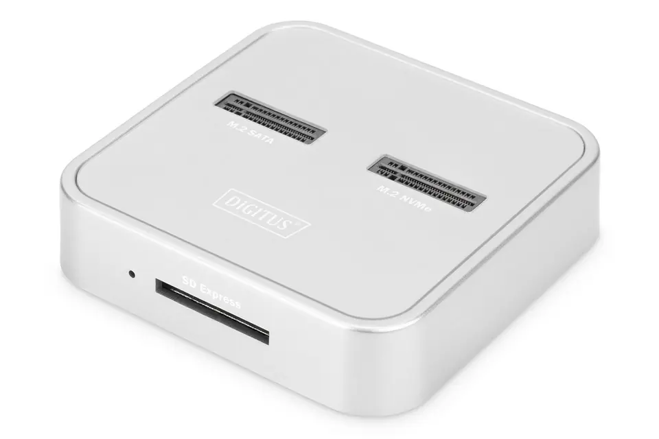 ⁨Digitus M.2 NVMe + M.2 SATA SSD Docking Station with SD Express Card Reader, USB-C™⁩ at Wasserman.eu