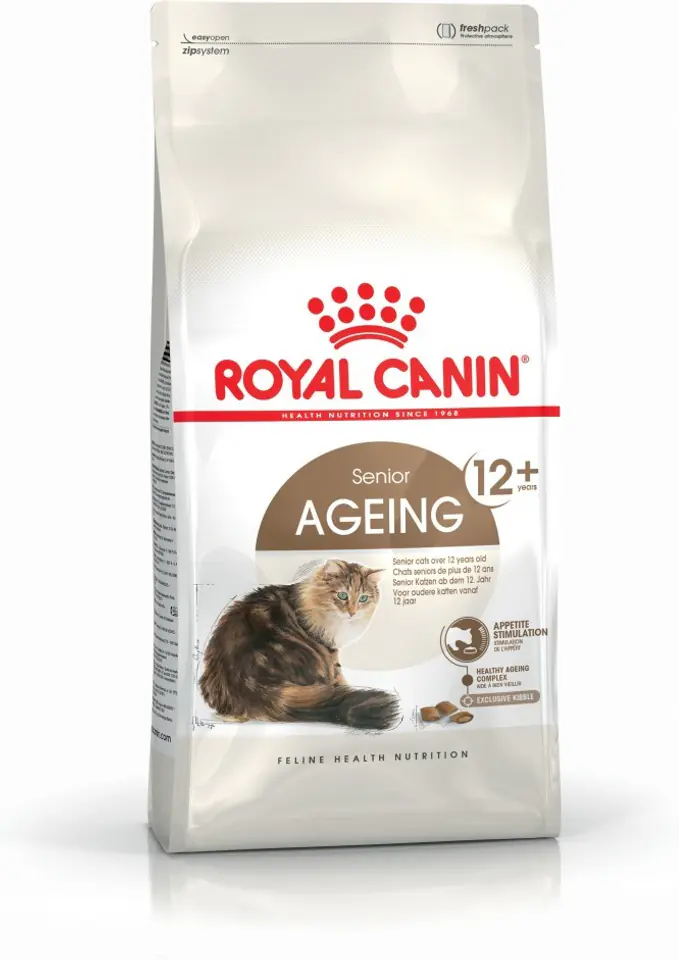 ⁨Royal Canin Senior Ageing 12+ Dry cat food Poultry, Vegetable 0,4kg⁩ at Wasserman.eu