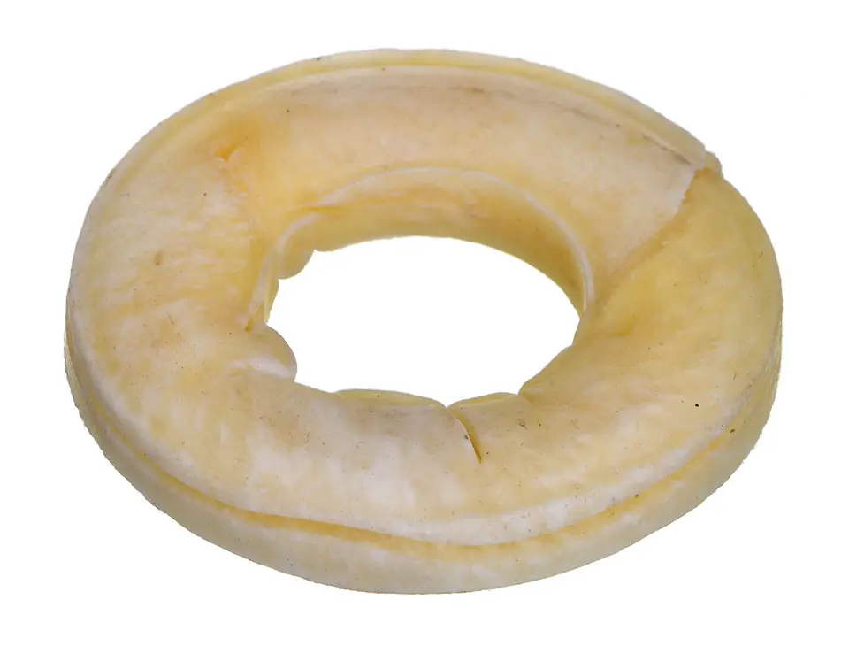 ⁨MACED Ring pressed white - dog chew - 7 cm⁩ at Wasserman.eu
