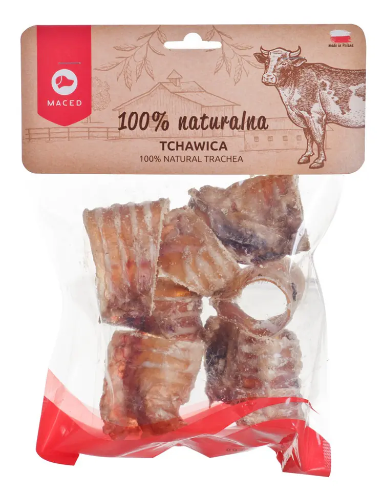 ⁨MACED Beef Trachea - Dog Chew - 100g⁩ at Wasserman.eu