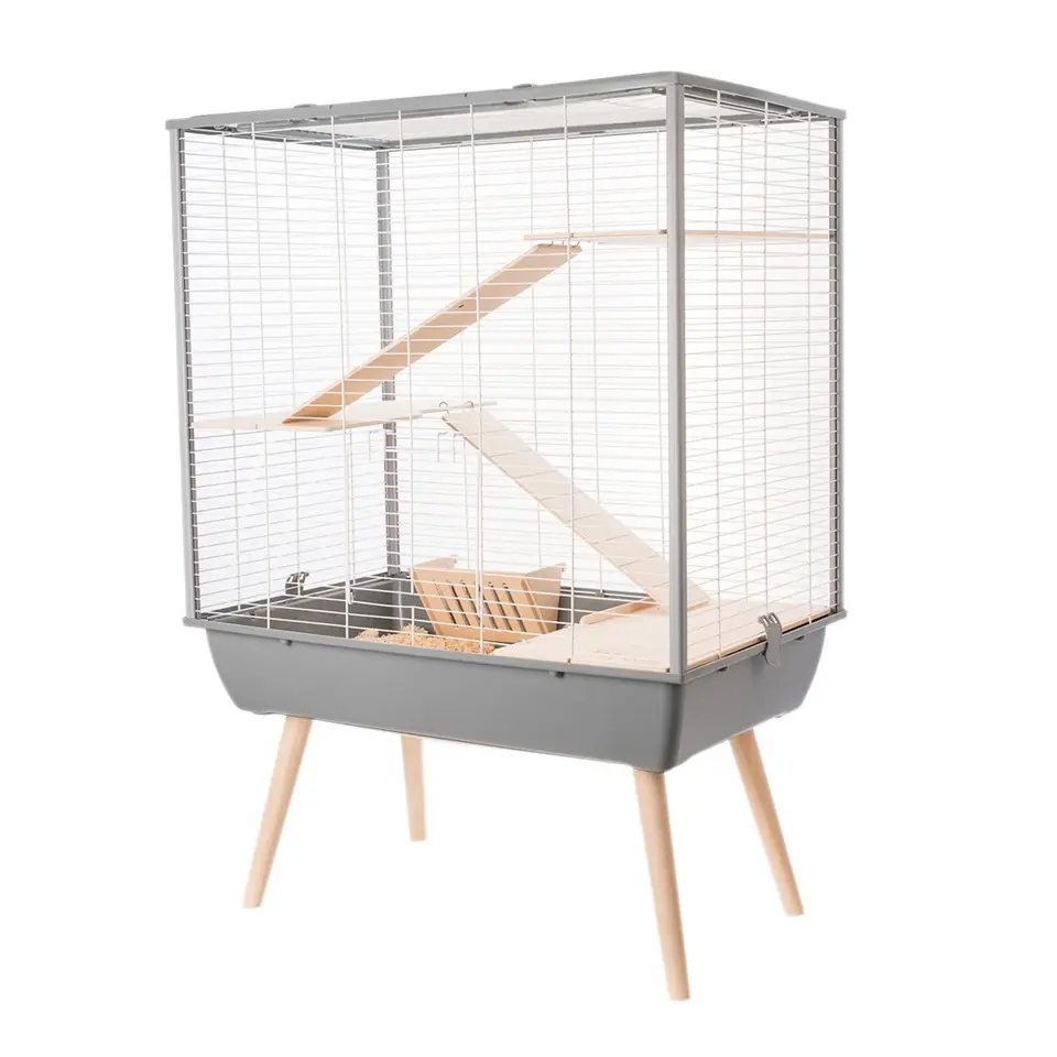 ⁨Zolux Cage Neo Cozy Large Rodents H80, grey color⁩ at Wasserman.eu