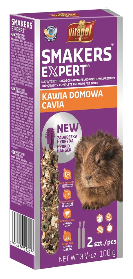 ⁨VITAPOL Smakers Expert - karma dla kawii domowej - 100 g⁩ w sklepie Wasserman.eu