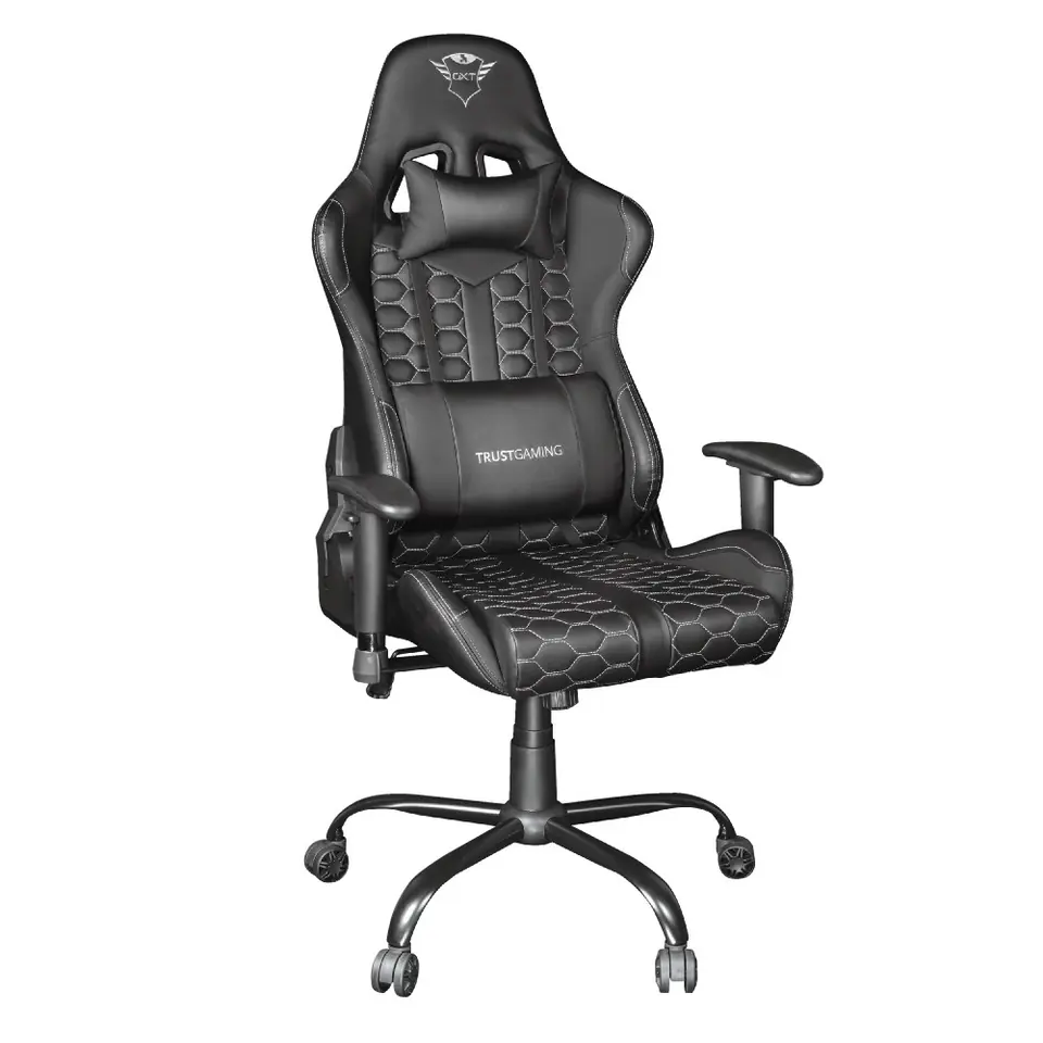 ⁨Fotel gamingowy TRUST GXT708 RESTO CHAIR BLACK⁩ w sklepie Wasserman.eu