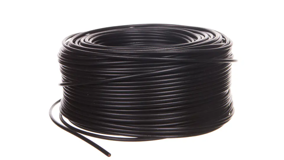 ⁨Installation cable H07V-K 2,5 black 29145 /100m/⁩ at Wasserman.eu