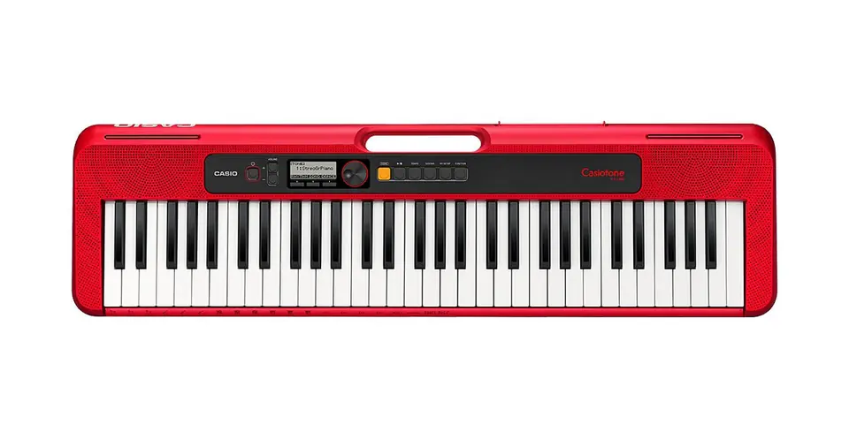 ⁨Casio CT-S200 MIDI keyboard 61 keys USB Red, White⁩ at Wasserman.eu