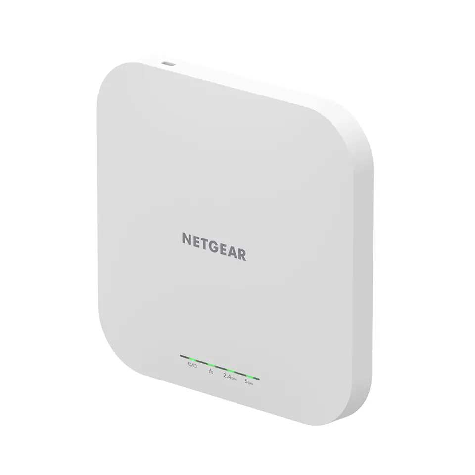 ⁨NETGEAR Insight Cloud Managed WiFi 6 AX1800 Dual Band Access Point (WAX610) 1800 Mbit/s White Power over Ethernet (PoE)⁩ at Wasserman.eu