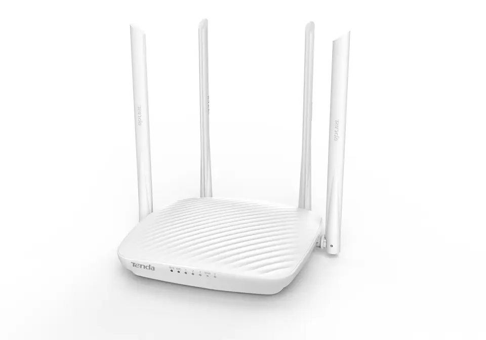 ⁨Tenda F9 wireless router Gigabit Ethernet Single-band (2.4 GHz) White⁩ at Wasserman.eu