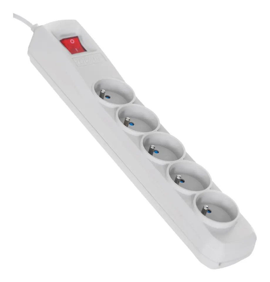 ⁨Activejet grey power strip with cord ACJ COMBO 5G/5M/BEZP. AUT/S⁩ at Wasserman.eu