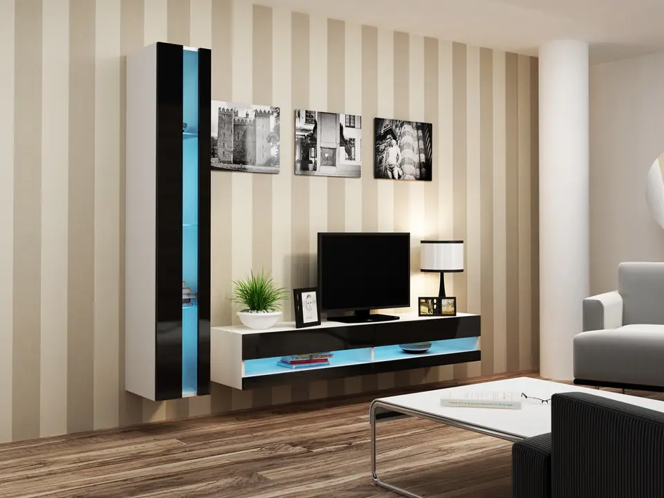 Zestaw VIGO NEW 8 biały/czarny połysk w sklepie Wasserman.eu