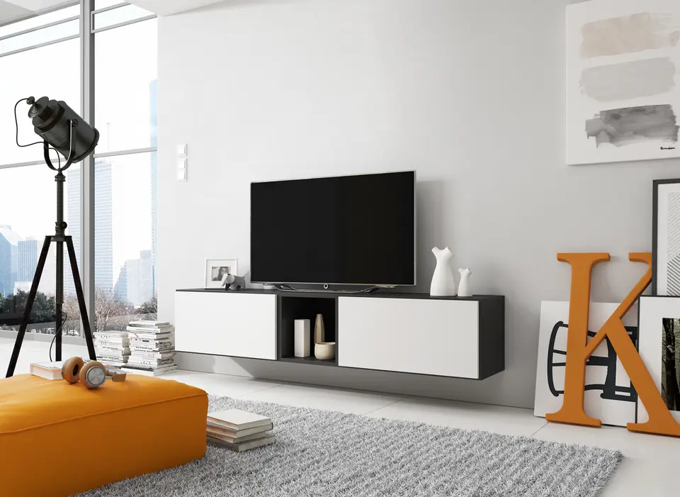 ⁨Cama ROCO10 CZ/CZ/BI living room storage cabinets Storage combination⁩ at Wasserman.eu