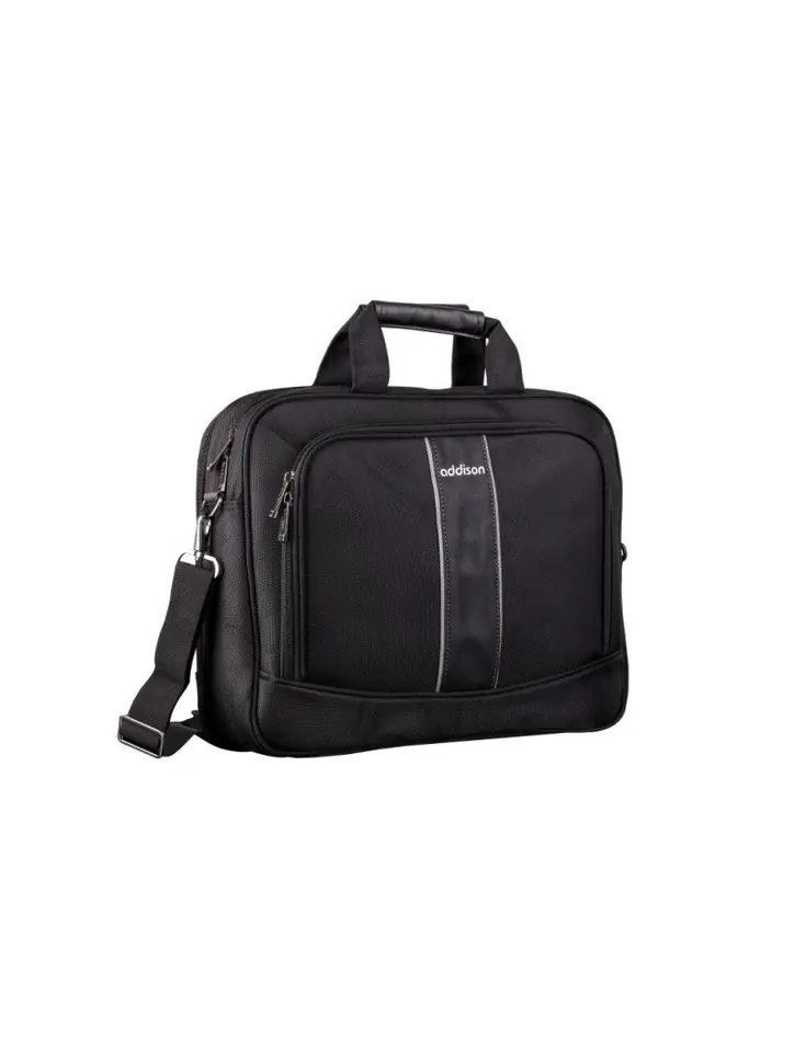 ⁨Addison 309015 notebook case 39.6 cm (15.6") Briefcase Black⁩ at Wasserman.eu