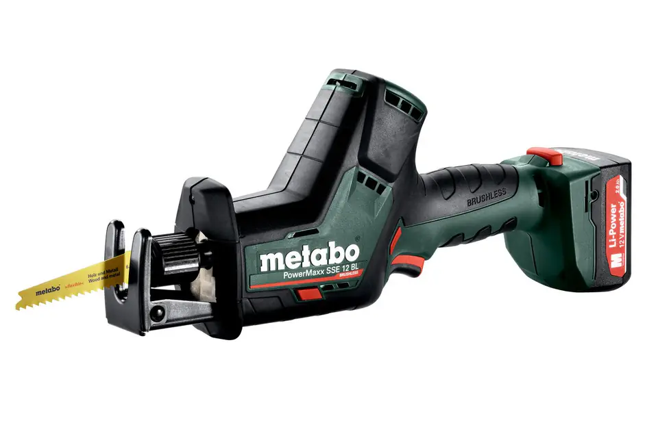 ⁨METABO PIŁA SZABLASTA 12V 2x2,0Ah POWERMAXX SSE 12 BL⁩ w sklepie Wasserman.eu