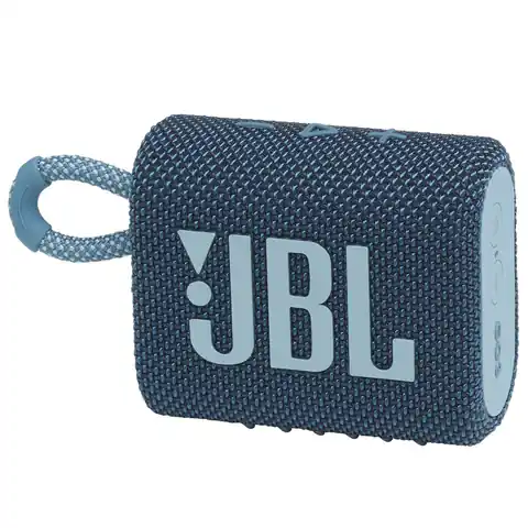 ⁨Głośnik JBL GO 3 (niebieski, bezprzewodowy)⁩ w sklepie Wasserman.eu