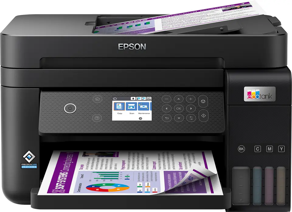 ⁨Drukarka wielofunkcyjna Epson EcoTank ET-3850⁩ w sklepie Wasserman.eu