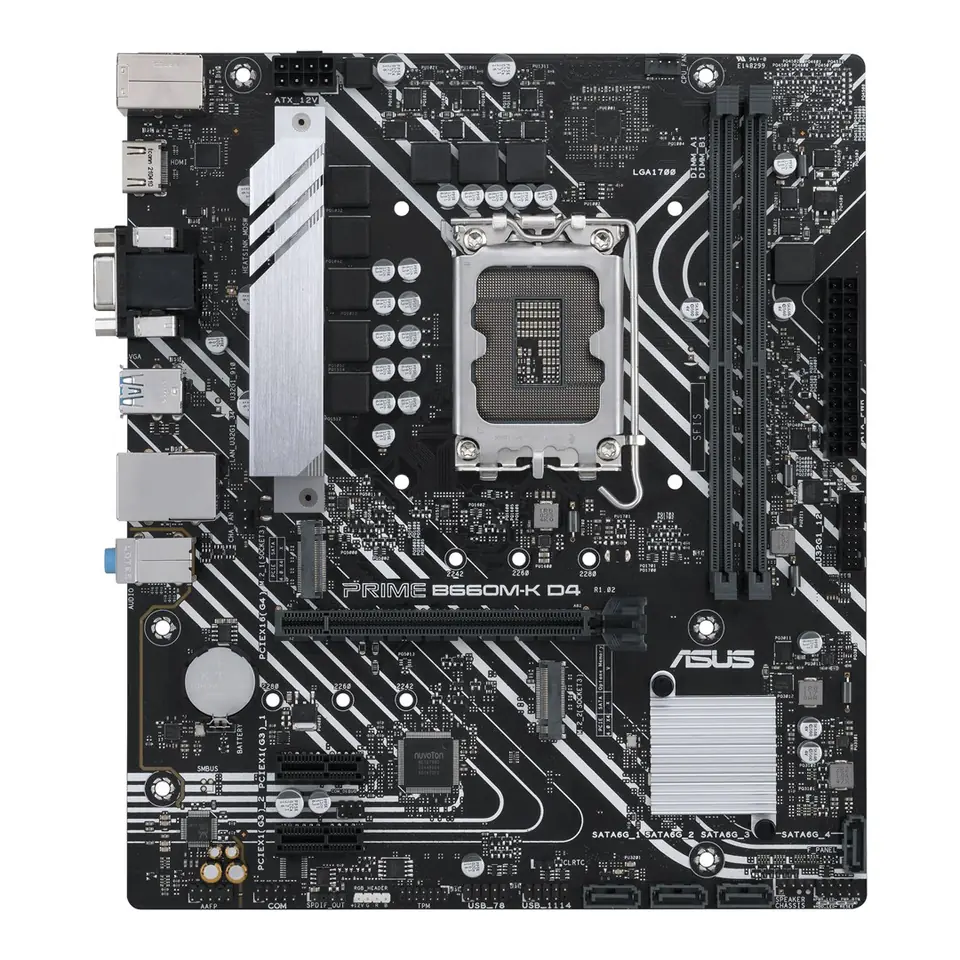 ⁨ASUS PRIME B660M-K D4 Intel B660 LGA 1700 micro ATX⁩ at Wasserman.eu