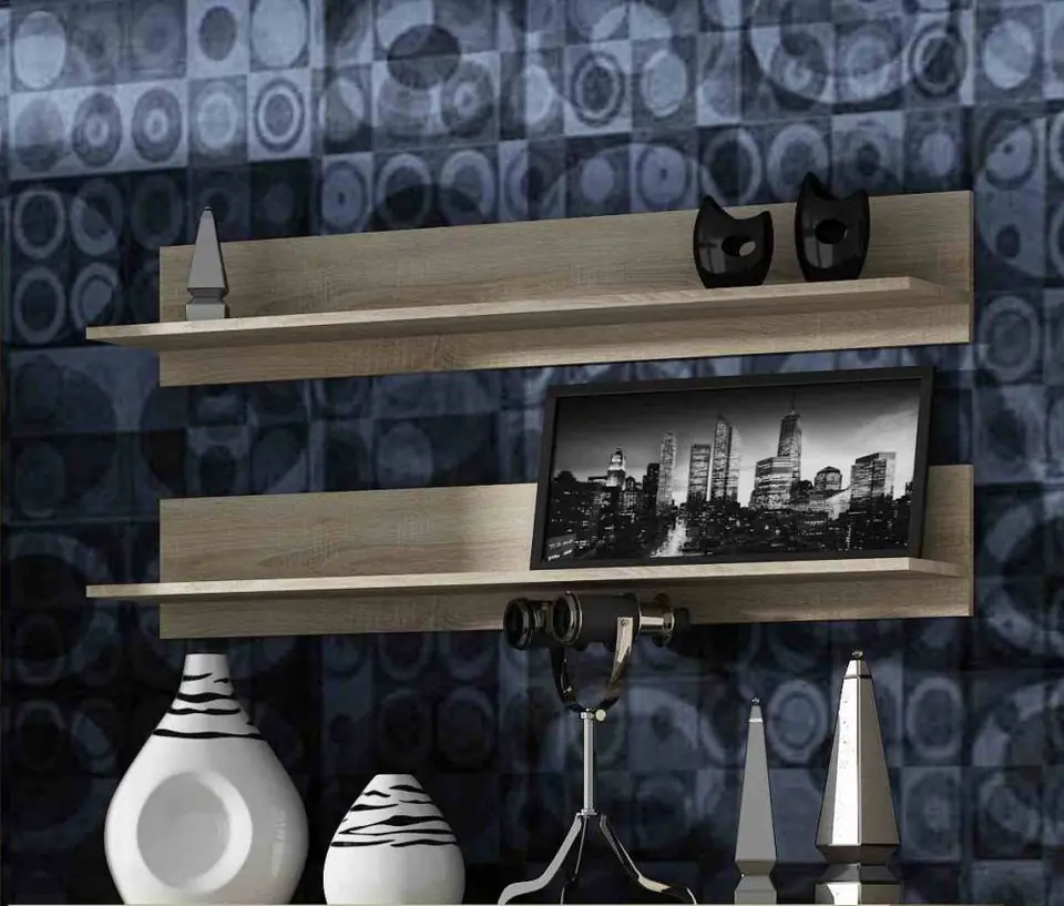 Cama set of two shelves 125cm SOHO sonoma oak matte at Wasserman.eu