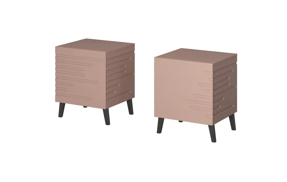 ⁨Cama bedside cabinet NOVA 44x40x52 pink matt⁩ at Wasserman.eu