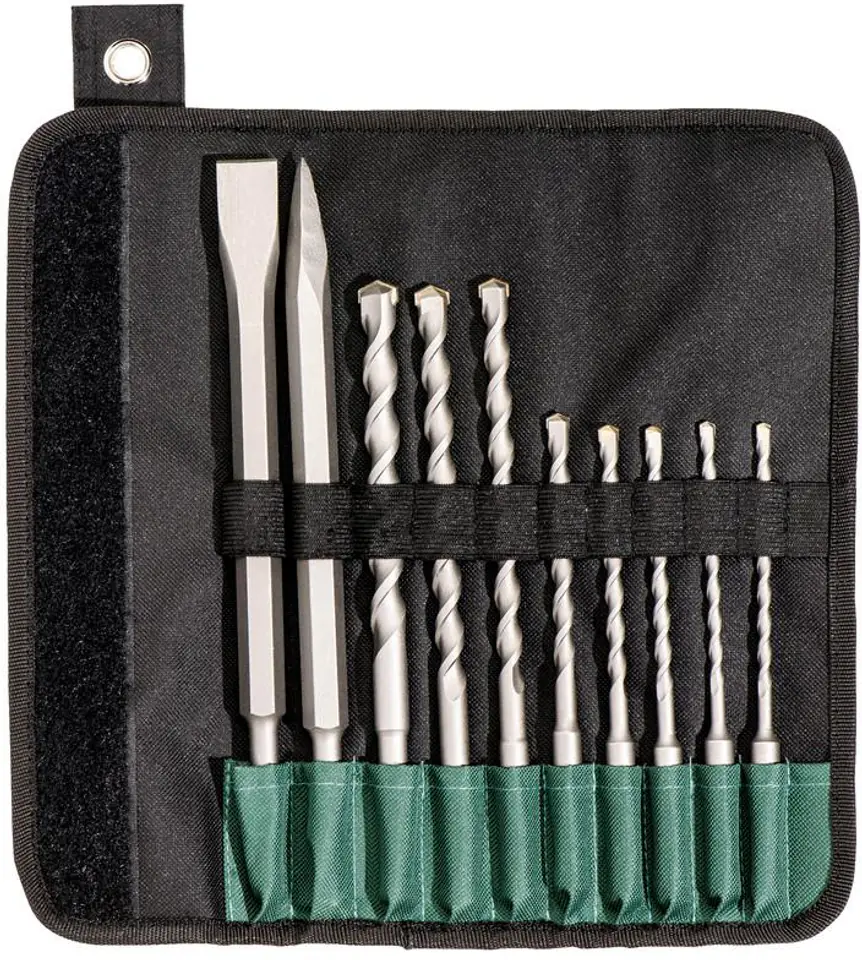 ⁨Metabo drill bit and chisel set in roll-up case⁩ at Wasserman.eu