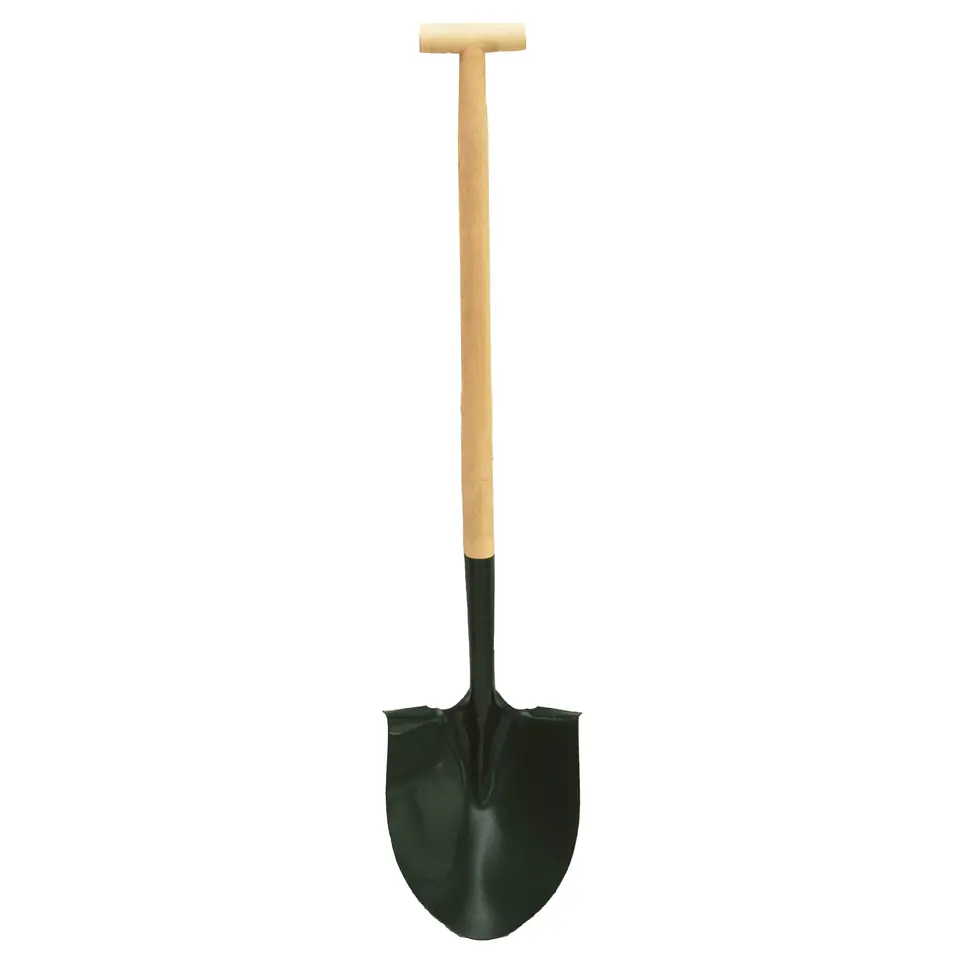 12275 Heart sand shovel with wooden shaft at Wasserman.eu