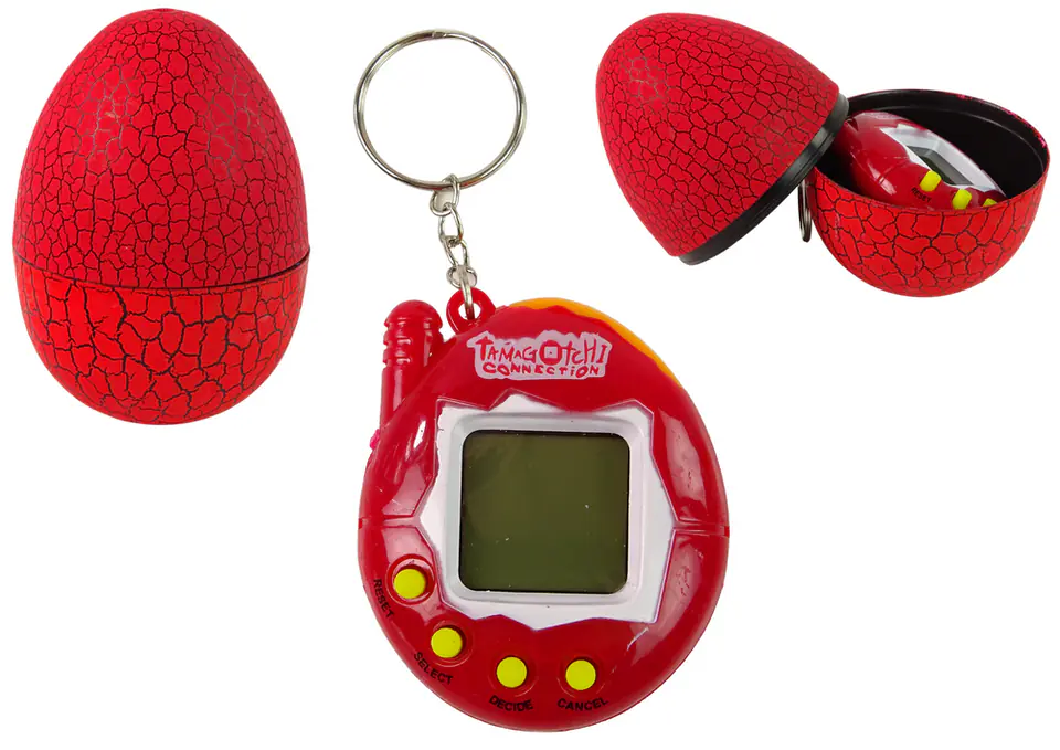 ⁨Tamagotchi w Jajku Gra Elektroniczne Zwierzątko Czerwone⁩ w sklepie Wasserman.eu
