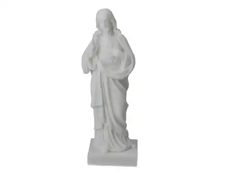 ⁨Jezus z sercem - alabaster grecki⁩ w sklepie Wasserman.eu