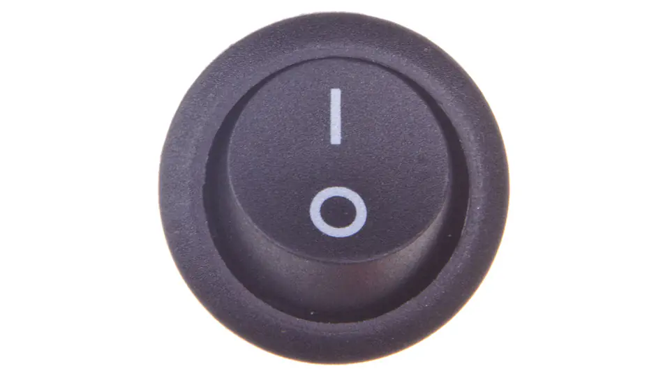 ⁨Rocker round switch R13 black 07-00-02-09-0003⁩ at Wasserman.eu