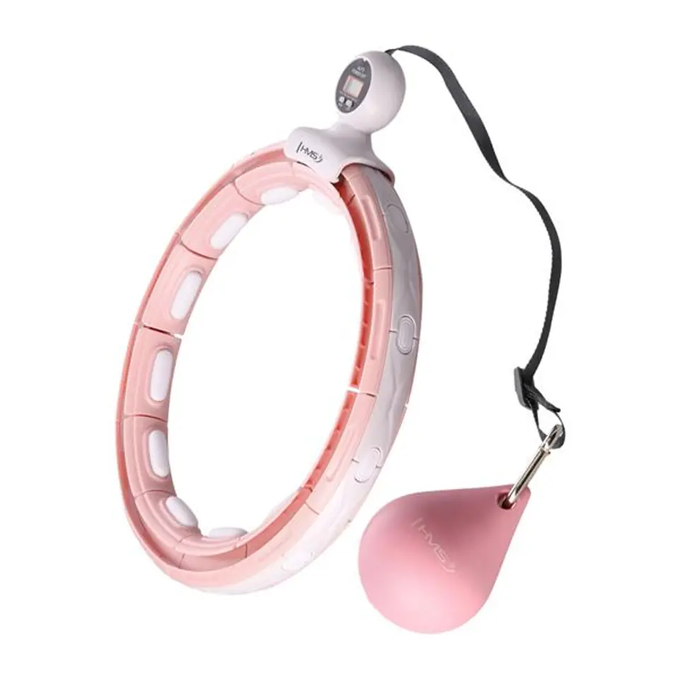 ⁨HHM15 HULA HOP PINK Z MAGNESEM I OBCIĄŻNIKIEM + LICZNIK HMS⁩ w sklepie Wasserman.eu