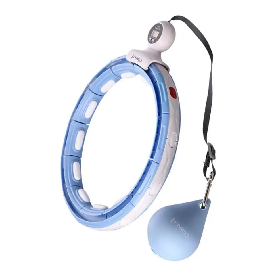 ⁨HHM15 HULA HOP BLUE Z MAGNESEM I OBCIĄŻNIKIEM + LICZNIK HMS⁩ w sklepie Wasserman.eu