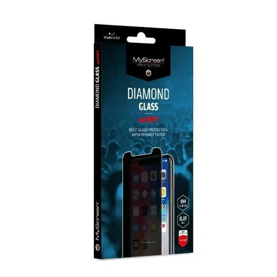 ⁨MS AntiSPY Diamond Glass iPhone 14/13 /13 Pro Szkło hartowane⁩ w sklepie Wasserman.eu