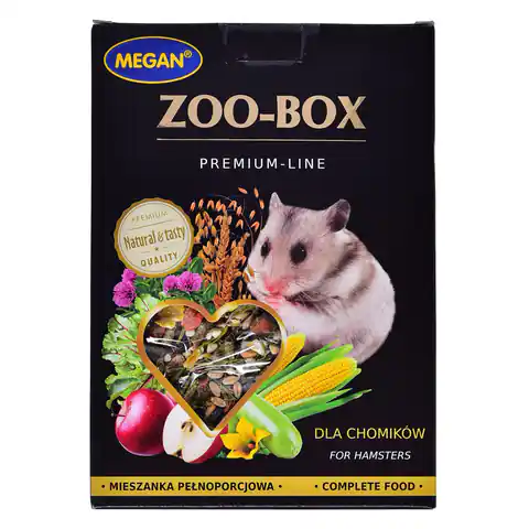 ⁨MEGAN Zoo-Box - Hamsterfutter - 520 g⁩ im Wasserman.eu