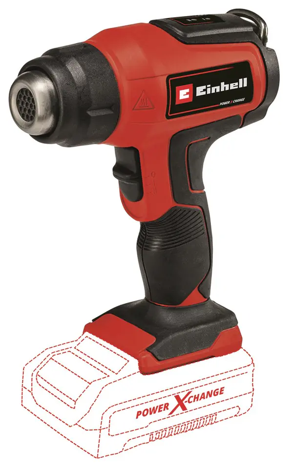 Einhell TE-HA 18 Li Heißluftpistole 200 l/min 550 °C Schwarz, Rot im Wasserman.eu