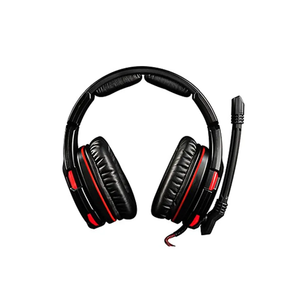 ⁨Modecom VOLCANO GHOST Headset Head-band Black,Red⁩ at Wasserman.eu