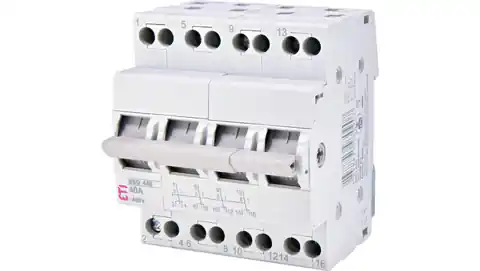 ⁨Przełącznik I-0-II modułowy sieć-agregat 40 A 4-biegunowy SSQ 440 002421445⁩ w sklepie Wasserman.eu