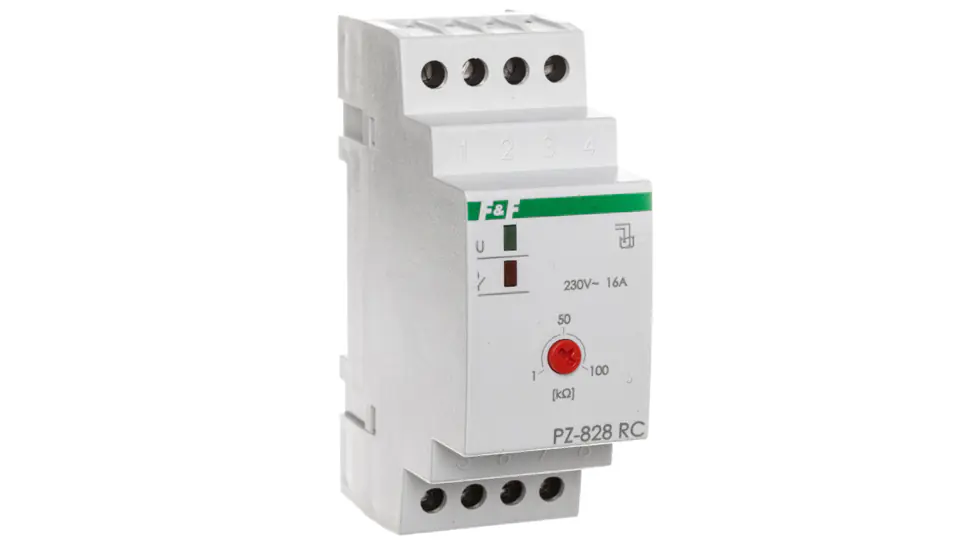 ⁨Przekaźnik kontroli poziomu cieczy z regulacją czułości 16A 1-100kOhm 230V AC PZ-828RC-B⁩ w sklepie Wasserman.eu